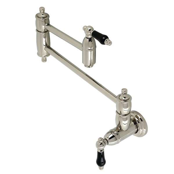 KS3106PKL Duchess Wall Mount Pot Filler, Polished Nickel